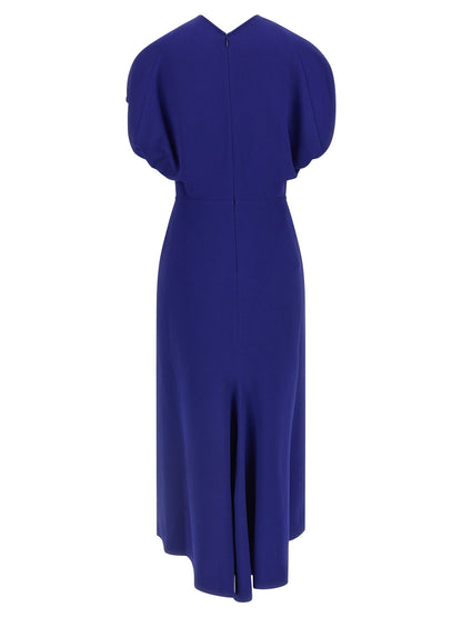 Victoria Beckham Edith Dress Blue