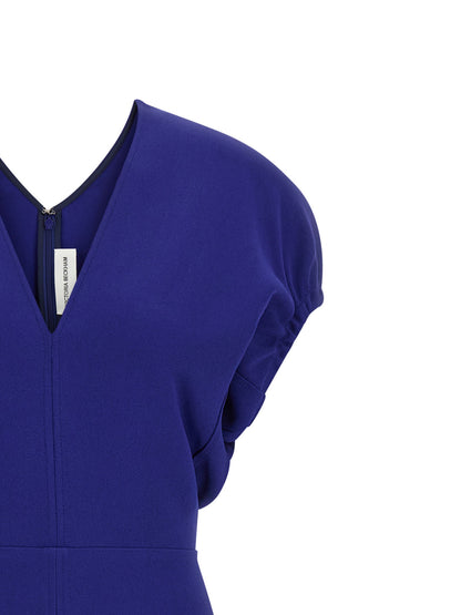 Victoria Beckham Edith Dress Blue