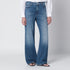Mother Hit Shuffle Wide-Leg Jeans Blue