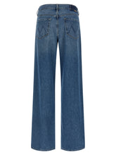 Mother The Rerun Zip Sneak Jeans Blue