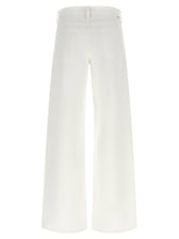 Mother The Rerun Zip Sneak Jeans White