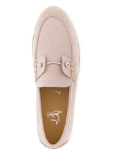 Christian Louboutin Loafers With Chambeliboat Metal Detail Pink