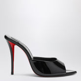 Christian Louboutin Miss Z 100 black patent leather mules with stiletto heel black