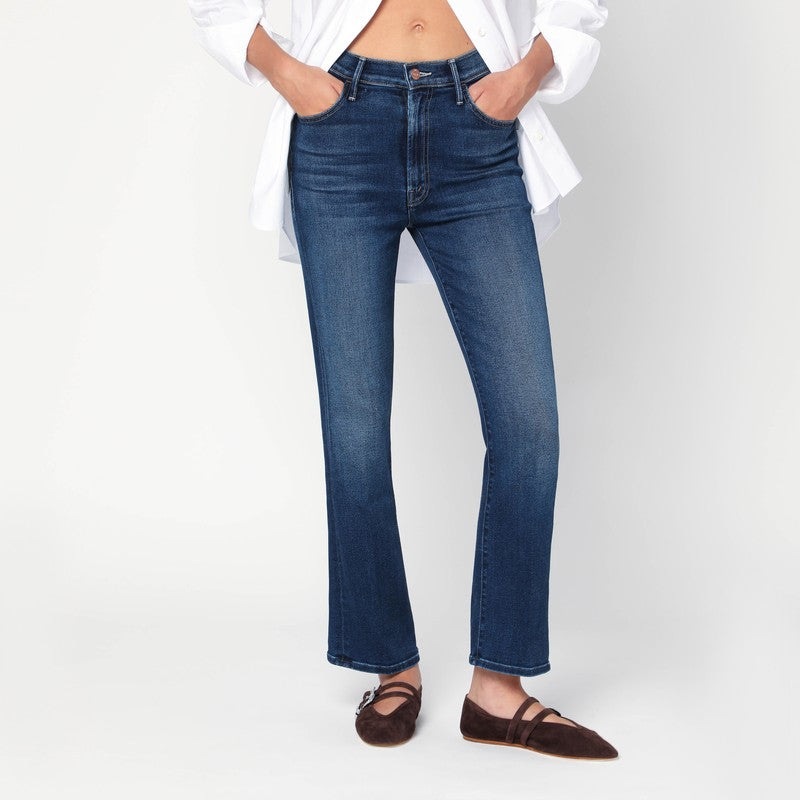 Mother The Hustler Ankle Slim Jeans Blue blue
