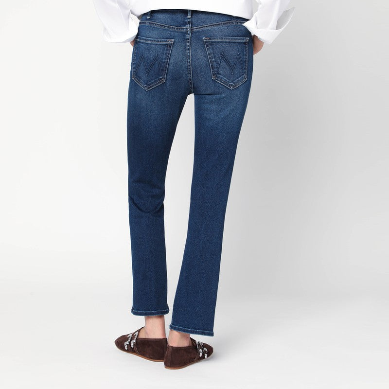 Mother The Hustler Ankle Slim Jeans Blue blue