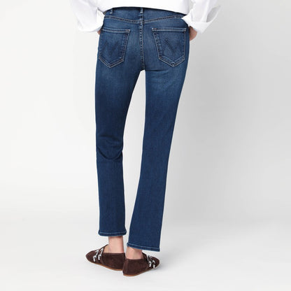 Mother The Hustler Ankle Slim Jeans Blue blue