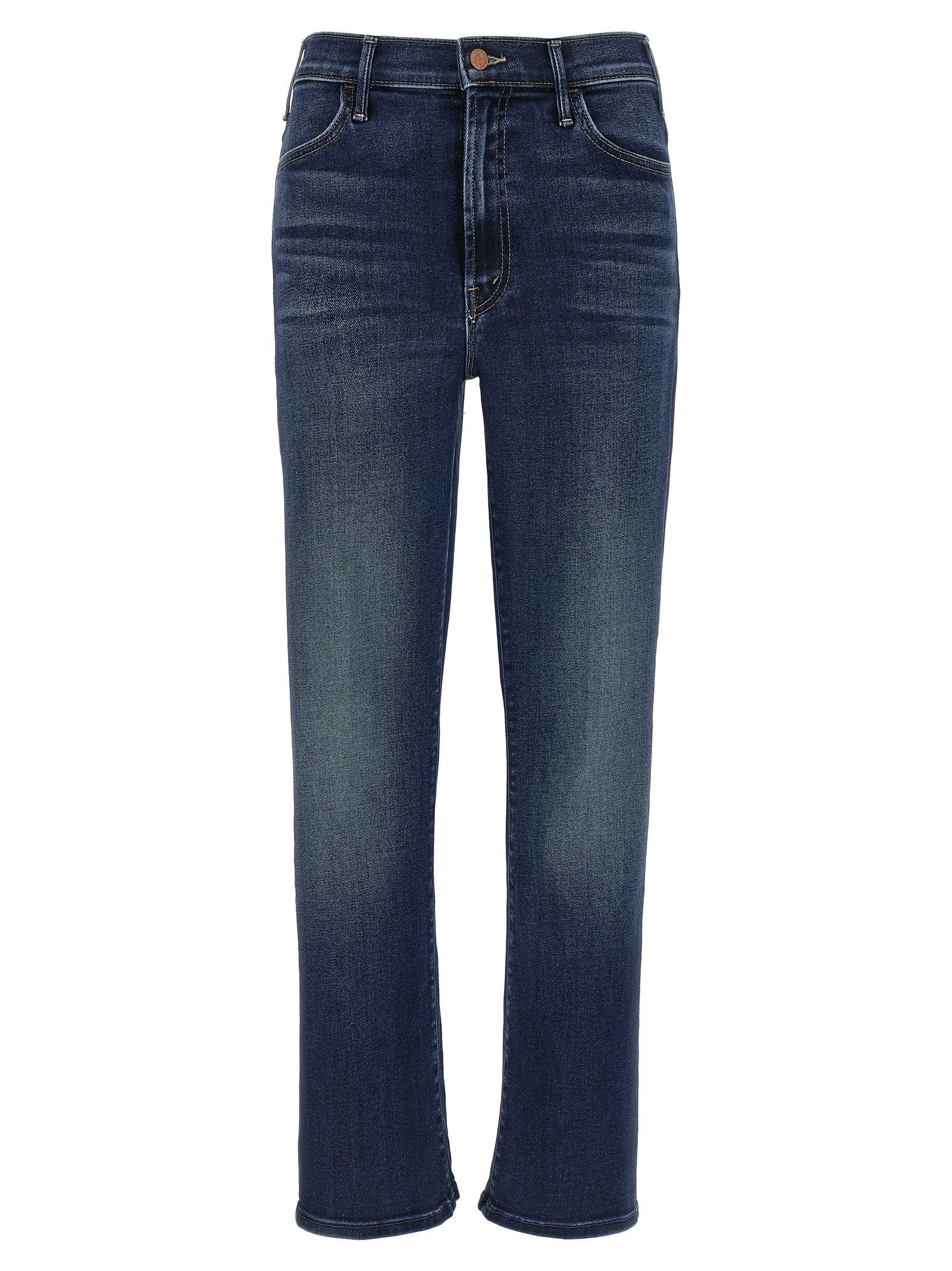 Mother The Hustler Ankle Jeans Blue