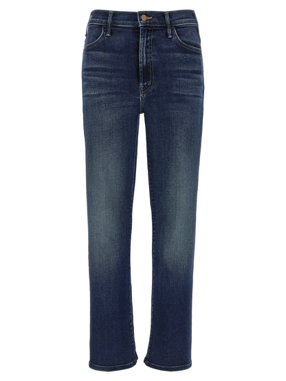 Mother The Hustler Ankle Jeans Blue