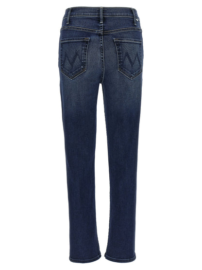 Mother The Hustler Ankle Jeans Blue