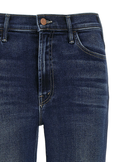 Mother The Hustler Ankle Jeans Blue