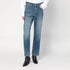 Victoria Beckham Bearnie high-rise faded blue jeans Blue