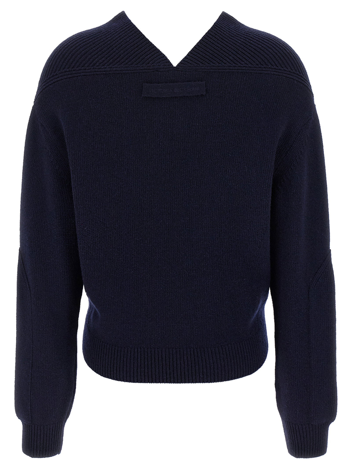 Victoria Beckham V-neck Yoke Detail Sweater Blue