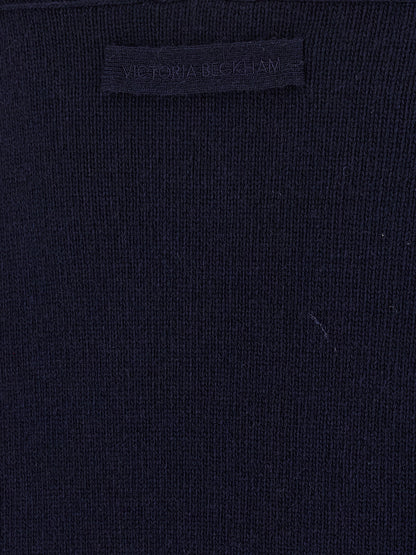 Victoria Beckham V-neck Yoke Detail Sweater Blue