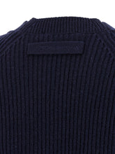 Victoria Beckham Stepped Hem Cardigan Blue