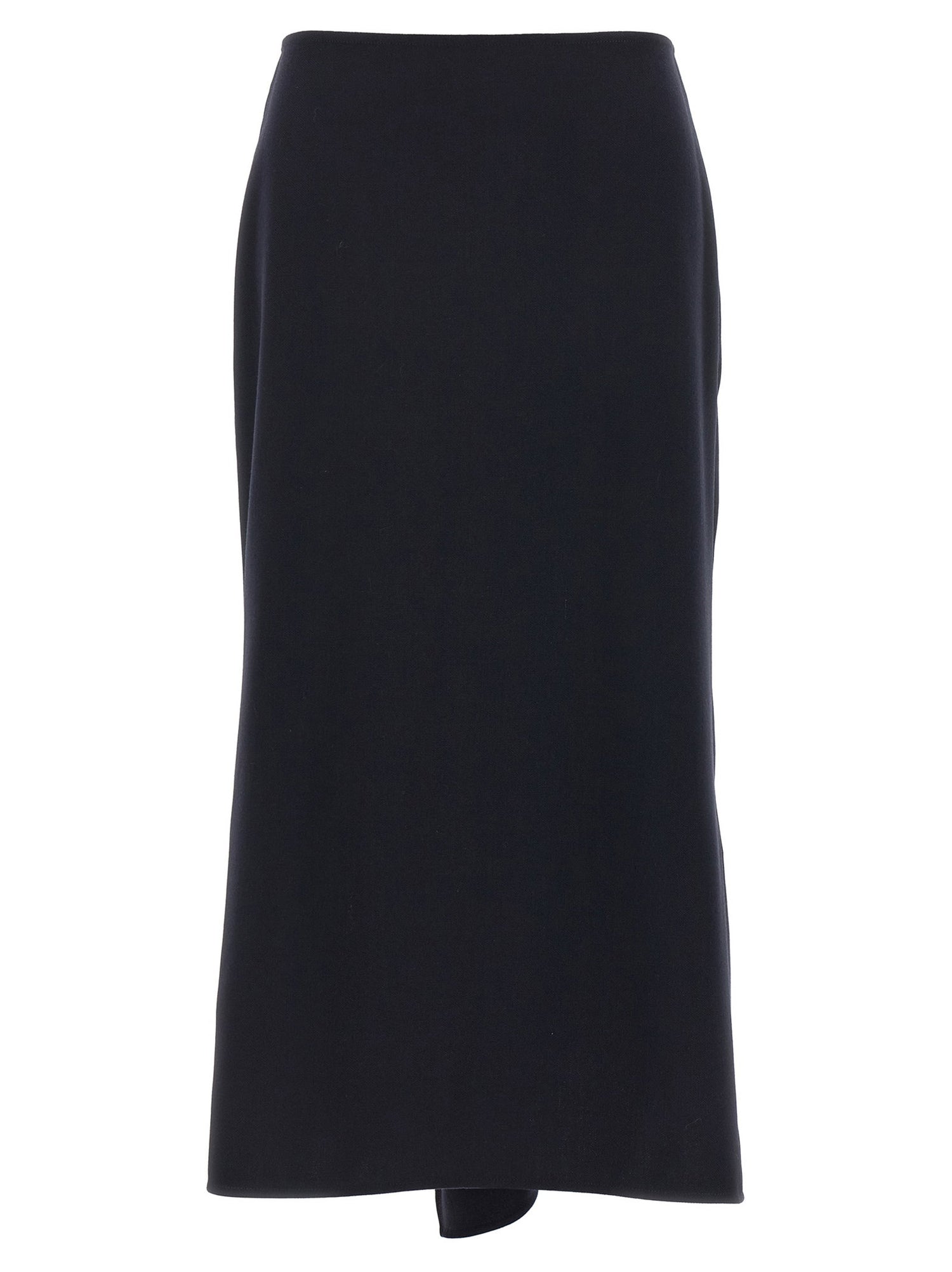 Victoria Beckham Kick Detail Skirt Blue