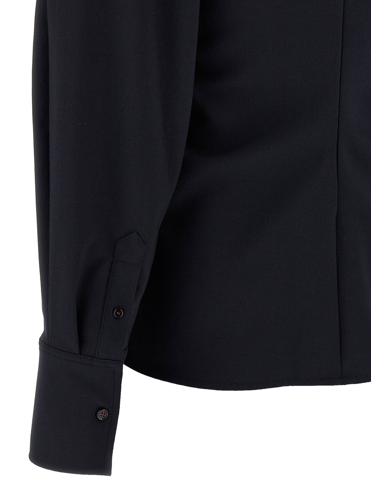 Victoria Beckham Twist Detail Blouse Blue