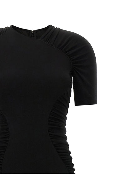 Victoria Beckham Curling Dress Black