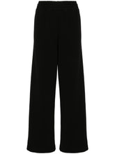 Wardrobe.Nyc Ribbed Knit Straight-Leg Trousers Black Black