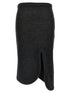 Victoria Beckham Padded Tube Detail Skirt Gray