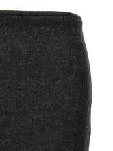 Victoria Beckham Padded Tube Detail Skirt Gray