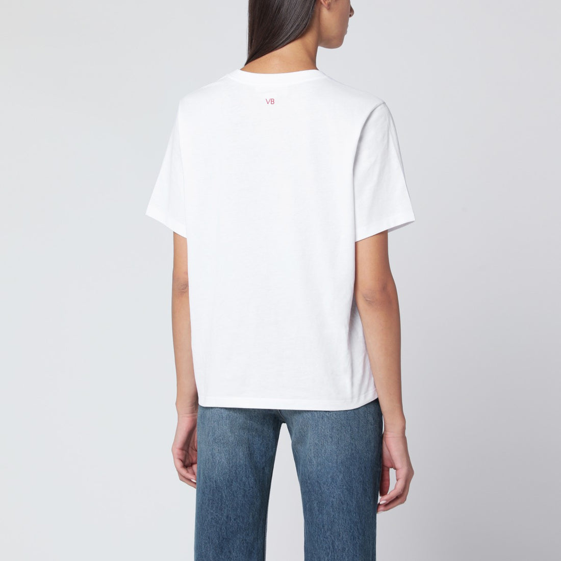 Victoria Beckham “Yes. It’s Me” Slogan Cotton T-Shirt White