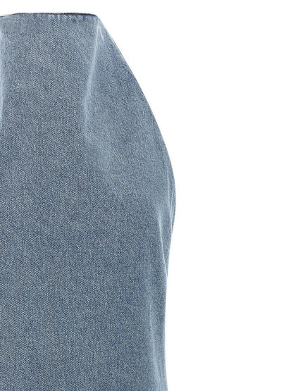 Magda Butrym Denim 10 Dress Dress Light blue