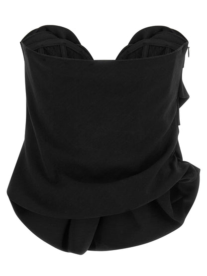 Magda Butrym 01 Top Black