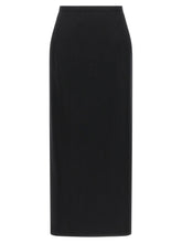 Magda Butrym Skirt With Closure And Back Panel Black