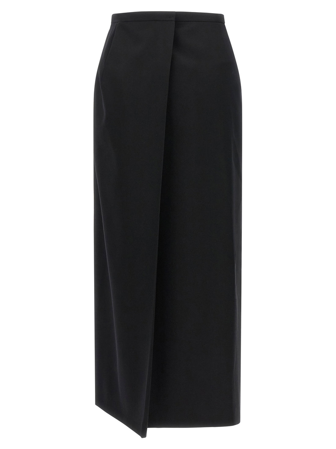 Magda Butrym Skirt With Closure And Back Panel Black