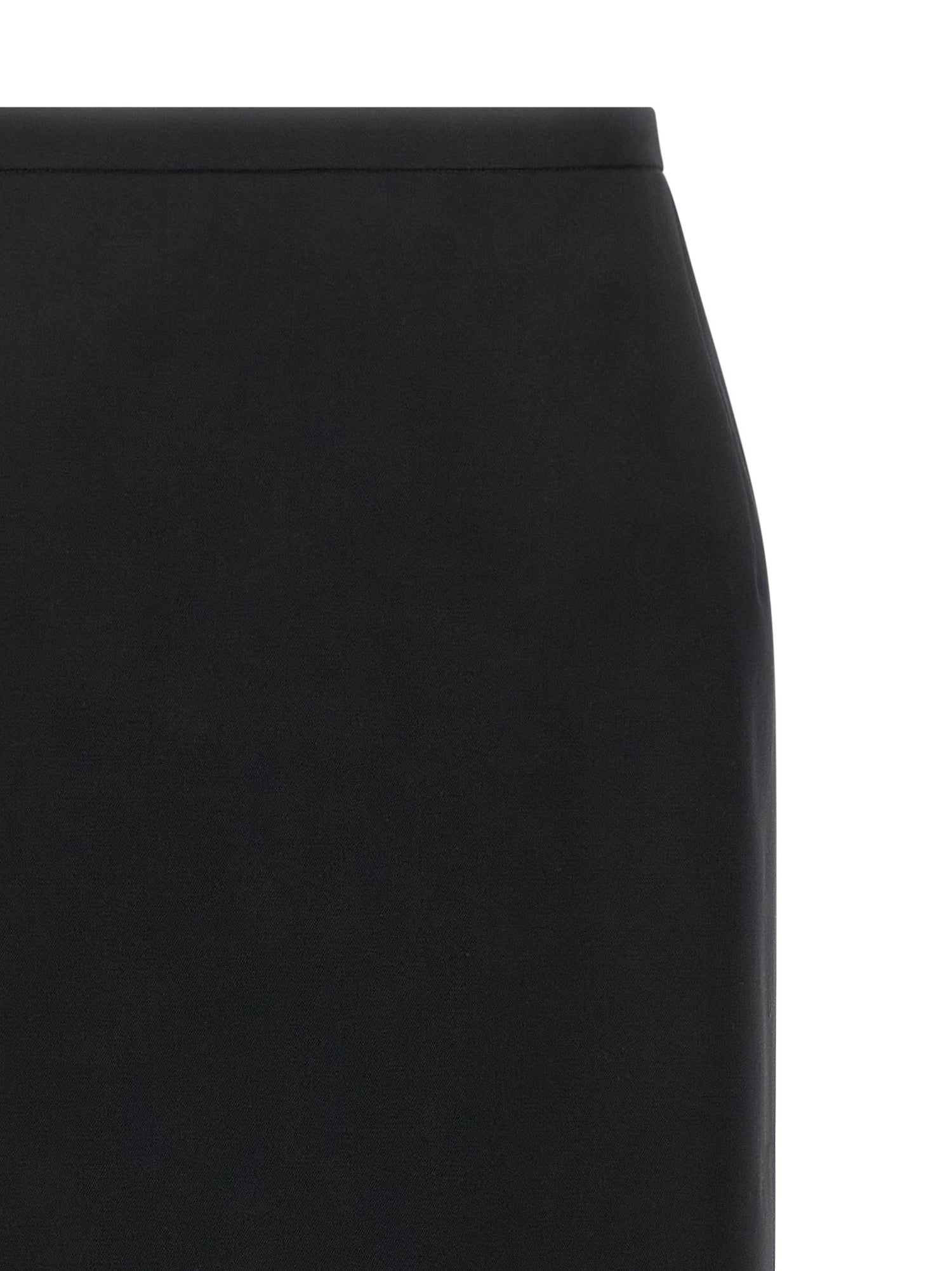 Magda Butrym Skirt With Closure And Back Panel Black
