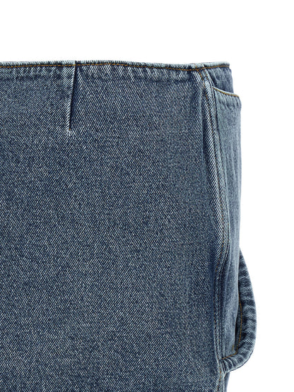 Magda Butrym Denim 12 Skirt Skirt Blue