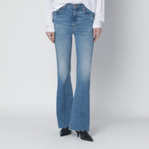 Mother The Weekender Fray Jeans Blue