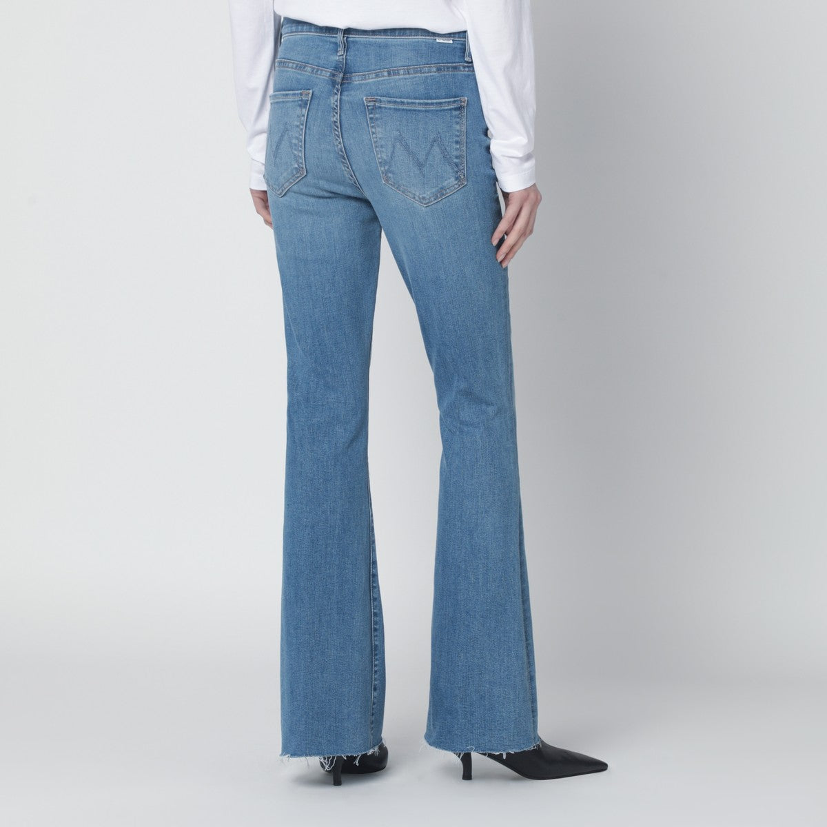 Mother The Weekender Fray Jeans Blue
