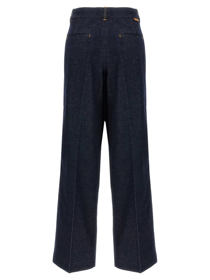 Zimmermann Illustration Denim Jeans Blue