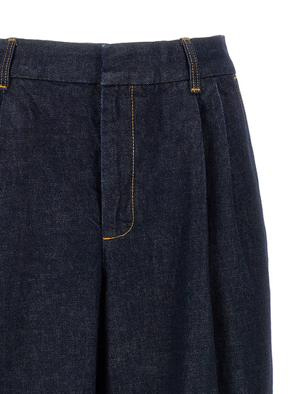 Zimmermann Illustration Denim Jeans Blue