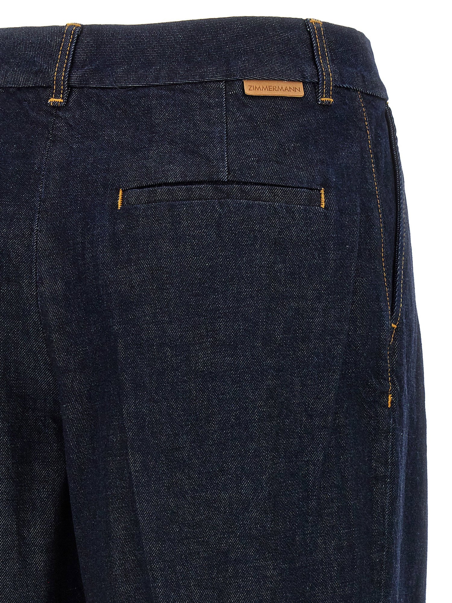 Zimmermann Illustration Denim Jeans Blue