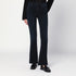 Mother The Weekender Cropped Stretch-Denim Jeans Black
