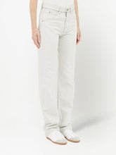 Maison Margiela High-Waisted Straight-Leg Jeans Cream cream