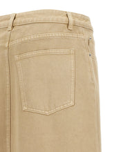 Tory Burch Deconstructed Midi Skirt Beige