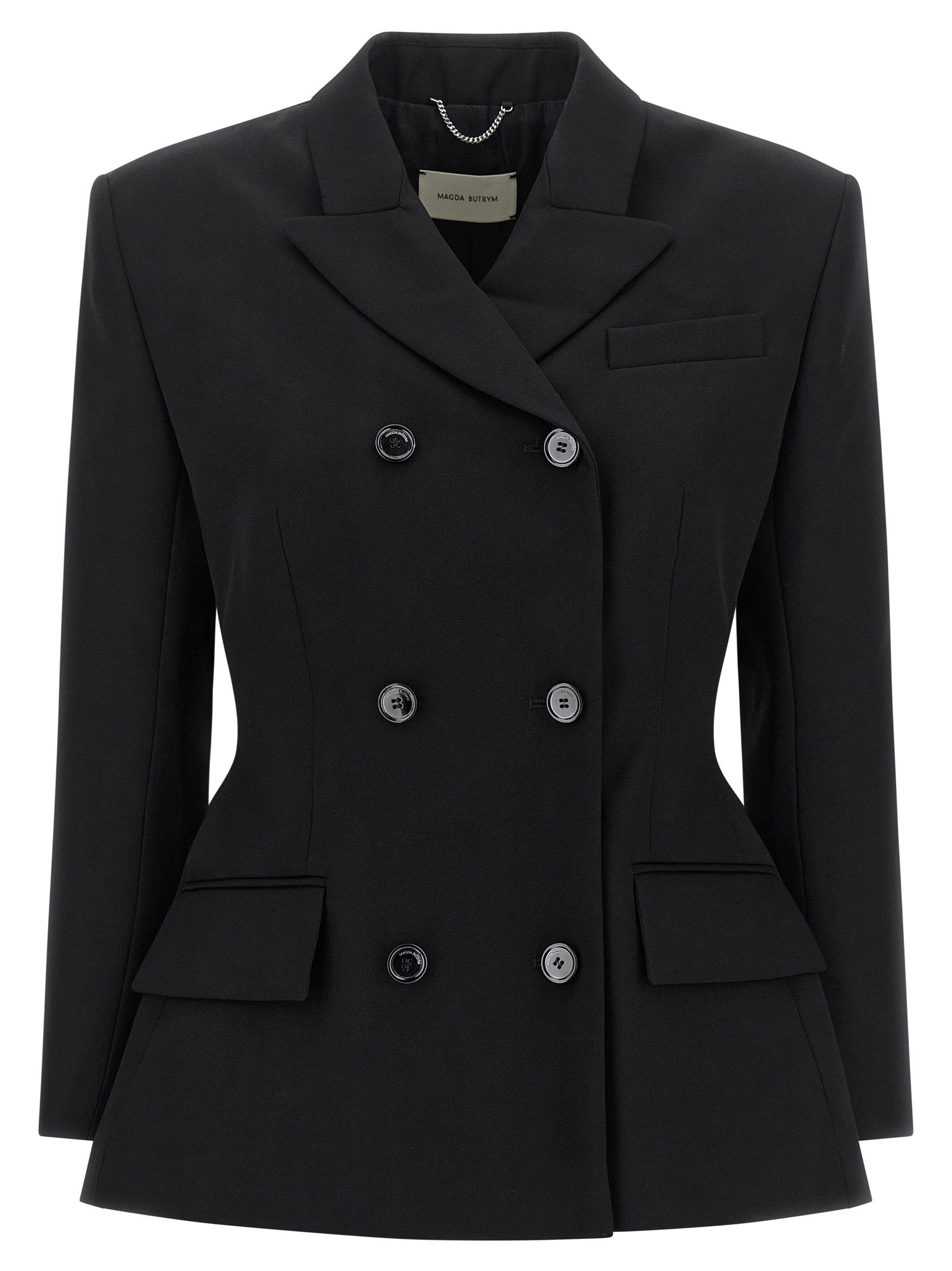 Magda Butrym 01 Blazer Black  