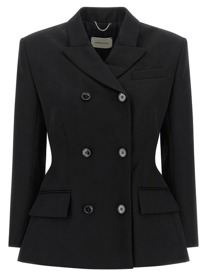 Magda Butrym 01 Blazer Black  