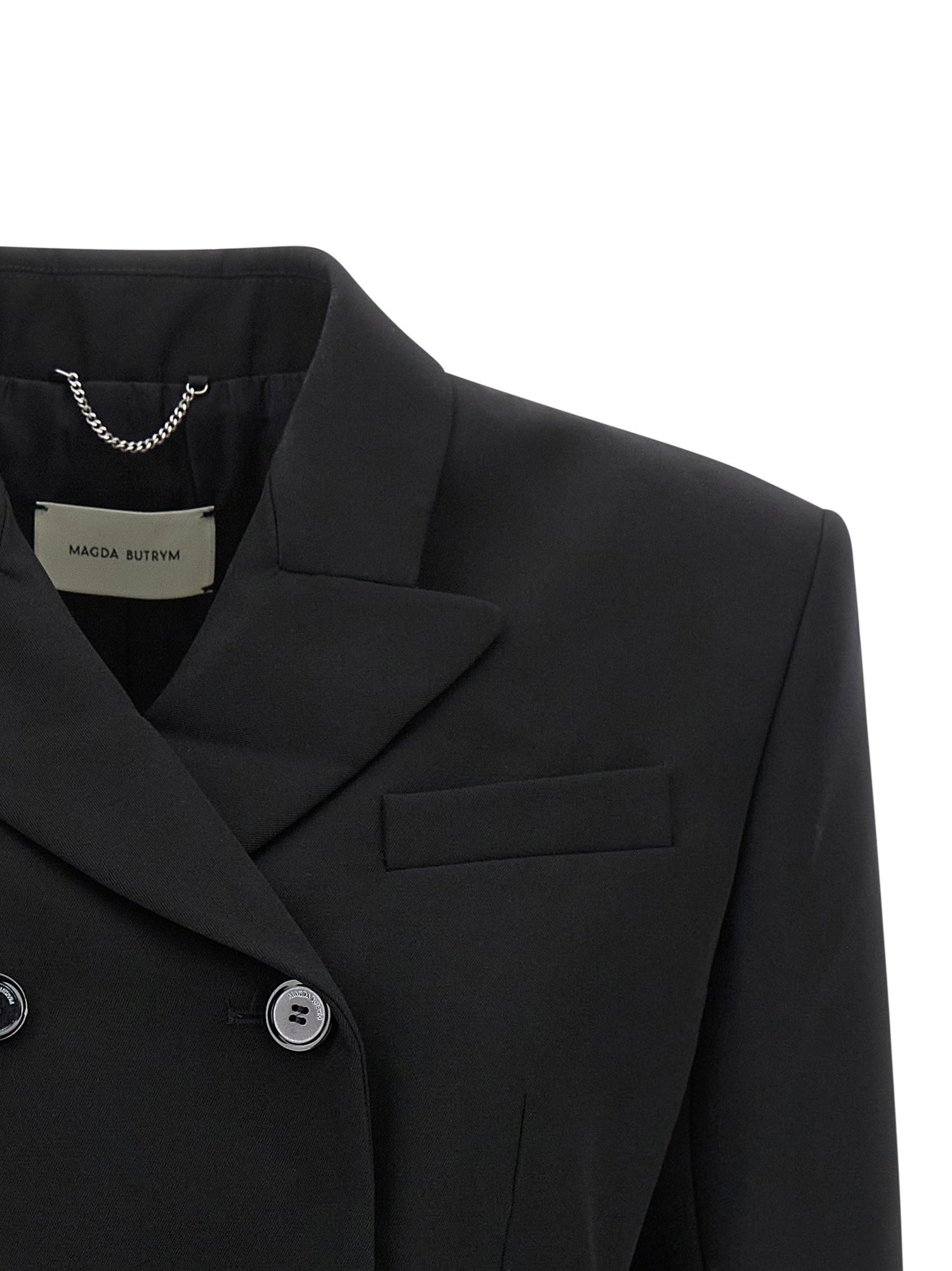 Magda Butrym 01 Blazer Black  