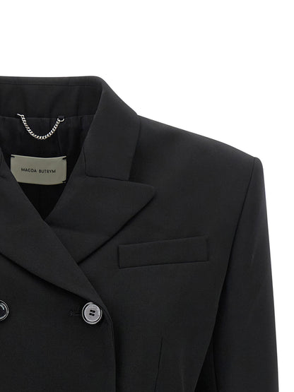Magda Butrym 01 Blazer Black  