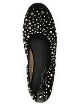 Tory Burch Crystal Ballet Flats Black