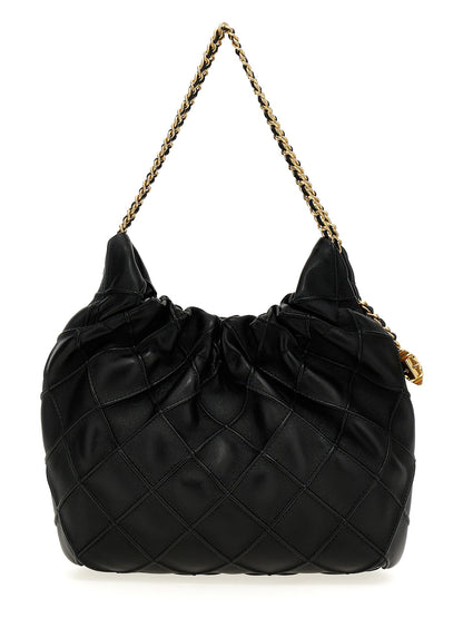 Tory Burch Fleming Mini Handbag Black  