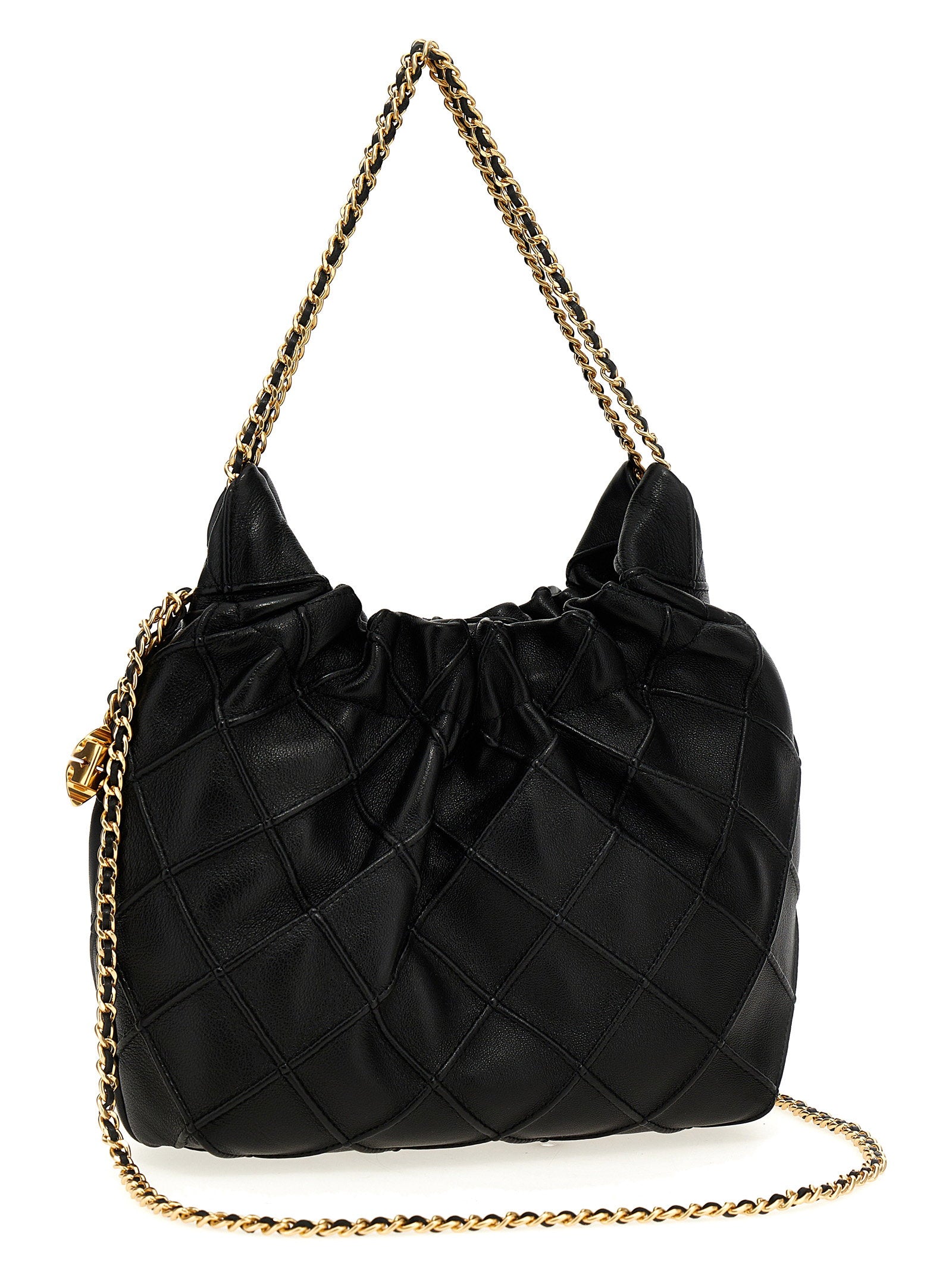 Tory Burch Fleming Mini Handbag Black  