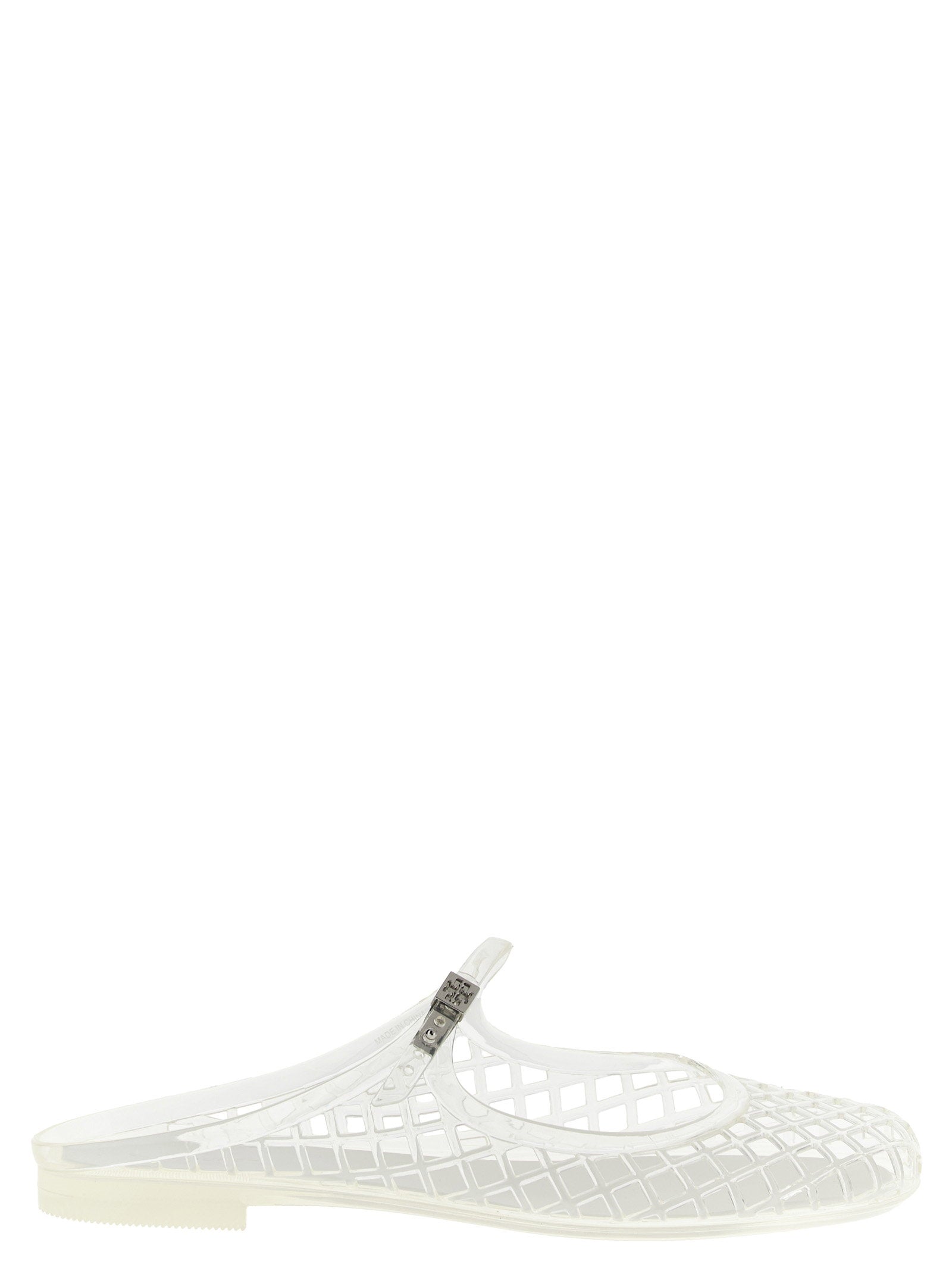 Tory Burch Mello Mary Jane Jelly Sabots White