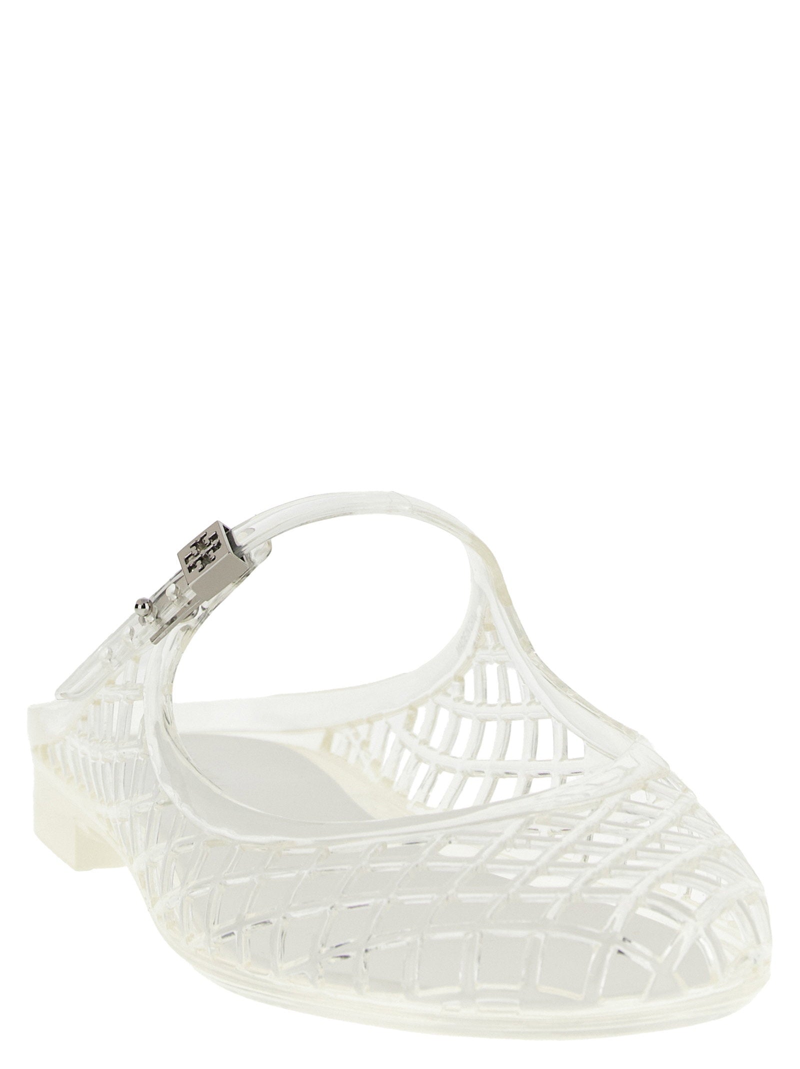 Tory Burch Mello Mary Jane Jelly Sabots White