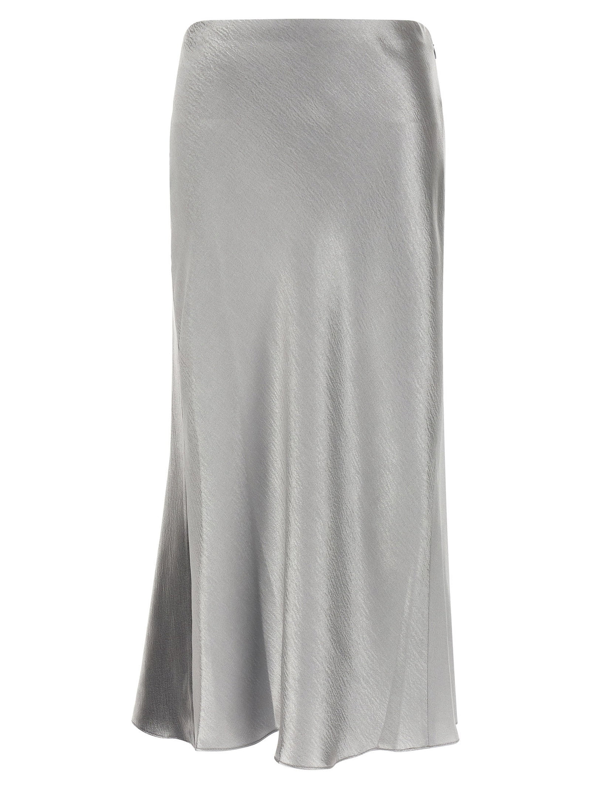 Tory Burch Satin Skirt Gray