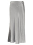 Tory Burch Satin Skirt Gray